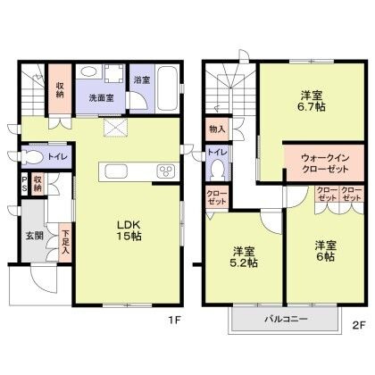 【間取り】 | (仮称)立川市富士見町4丁目戸建A棟(タチカワシフジミチョウヨンチョウメコダテエートウ)