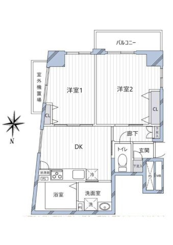 駒込グローリア初穂の間取り