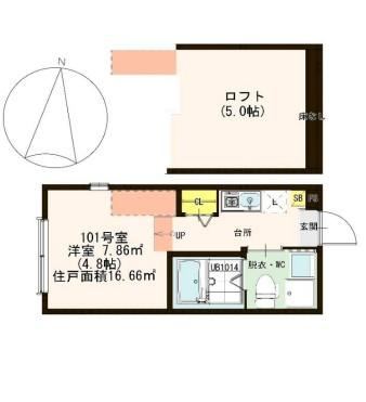 【間取り】 | ハーモニーテラス伊興Ⅱ