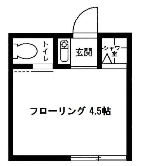 西日暮里アパートの間取り