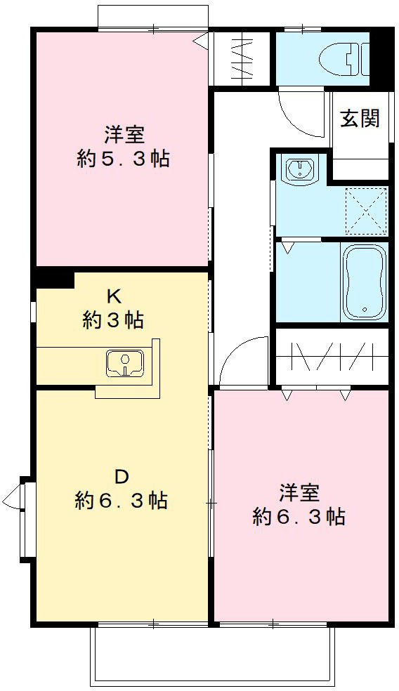 ボルダンスールの間取り