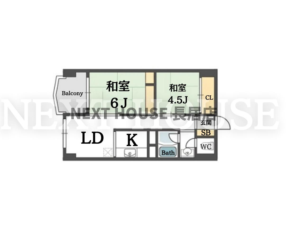 ハイツ粟新 4C号室