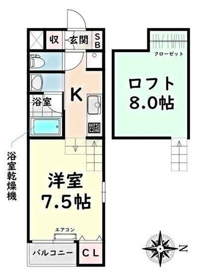 【間取り】 | Residencia【名古屋市賃貸・宅配BOX】