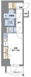 【間取り】 | Metrosa谷町六丁目South