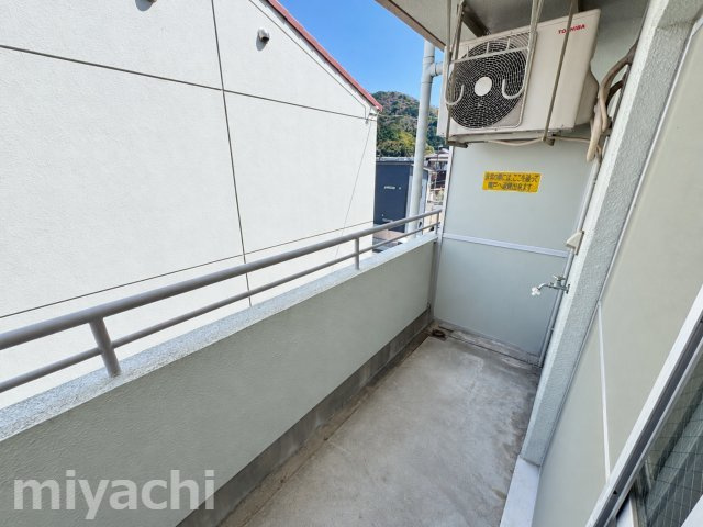 武田ハイツのバルコニー