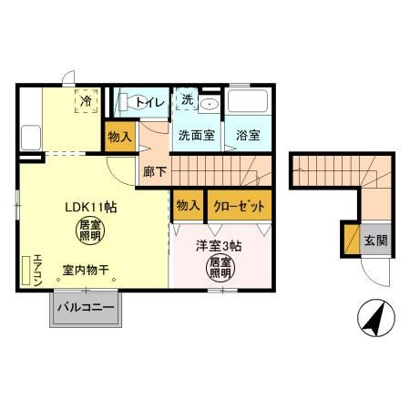 クレスト・ワンの間取り