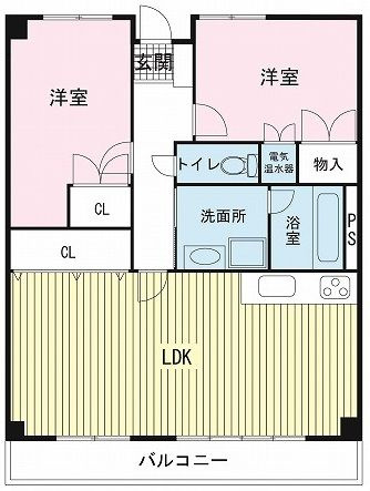 コーポしろかねの間取り