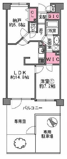 【間取り】 | シャルマンフジ中百舌鳥パームスイート
