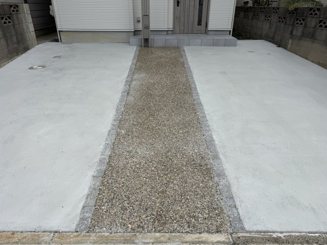 神戸市垂水区塩屋町５丁目新築戸建の駐車場