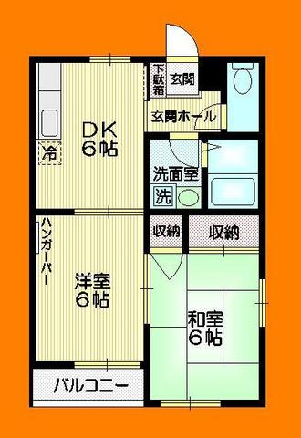 アベニュー城山Ａ棟の間取り|★２面採光★