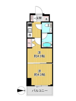 【間取り】 | スパシエ蒲田グランドタワー