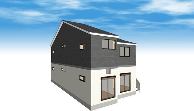 ＬＵＸ栗谷の外観パース|完成イメージパース
