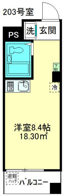 フローレス赤羽の間取り