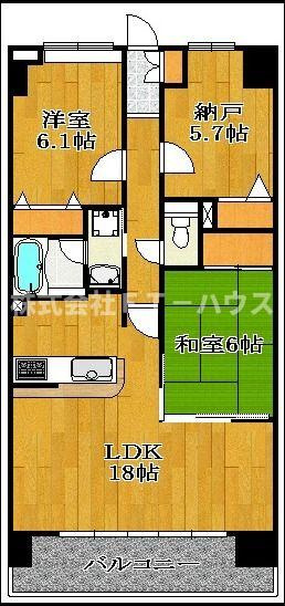 メルベーユの間取り
