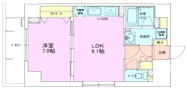 銀座レジデンス参番館の間取り