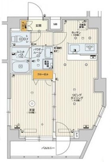 【間取り】 | スカイコート品川パークサイドⅡ | 間取りです。