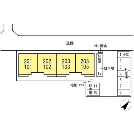 グランディールの区画図