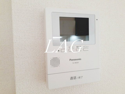 【セキュリティ】 | ベル　ポワールⅢ | モニター付きインターフォンです。