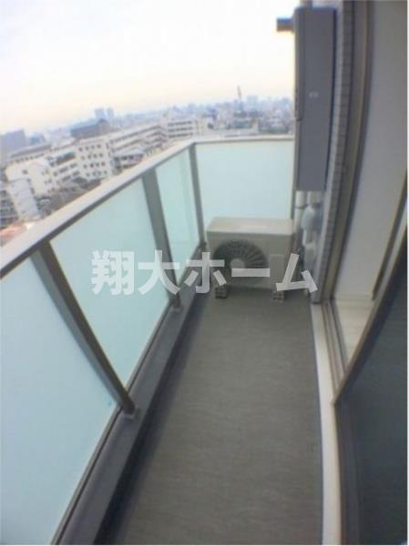 ベルシード千住パークサイドのバルコニー