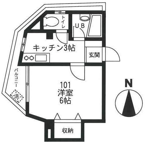 ラフィーネ学芸大学の間取り