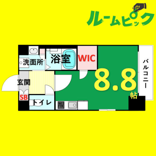 エステムプラザ名古屋丸の内　名古屋市賃貸　仲介手数料無料の間取り