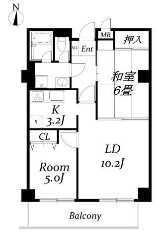 ティックハウスの間取り