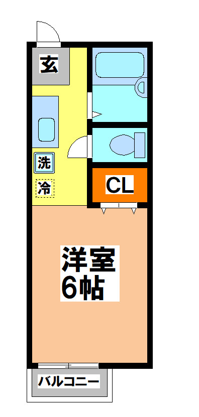 三鷹市井の頭２丁目のアパートの間取り