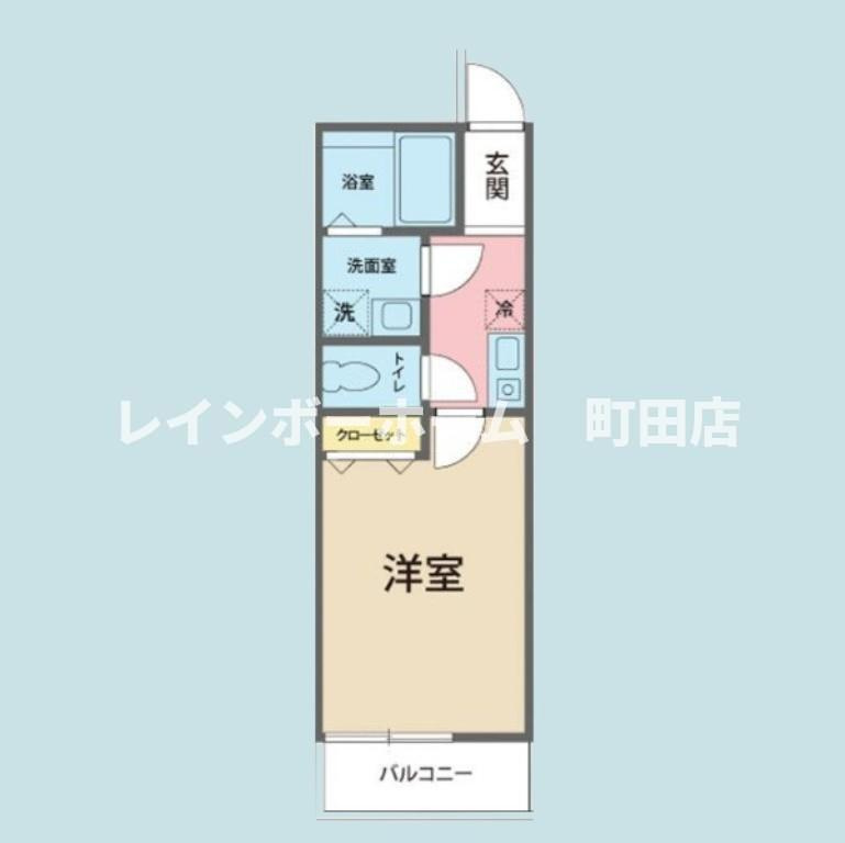 カインドネス鶴川※初期費用分割あと払いサービス利用可能物件の間取り