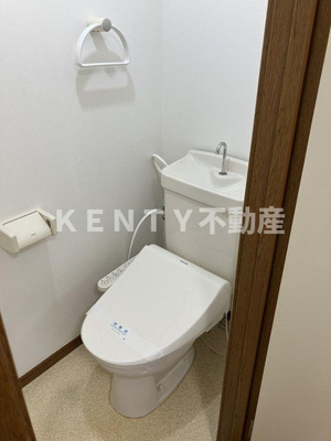 【トイレ】 | ルーミー東大井 | 清潔感のあるトイレです