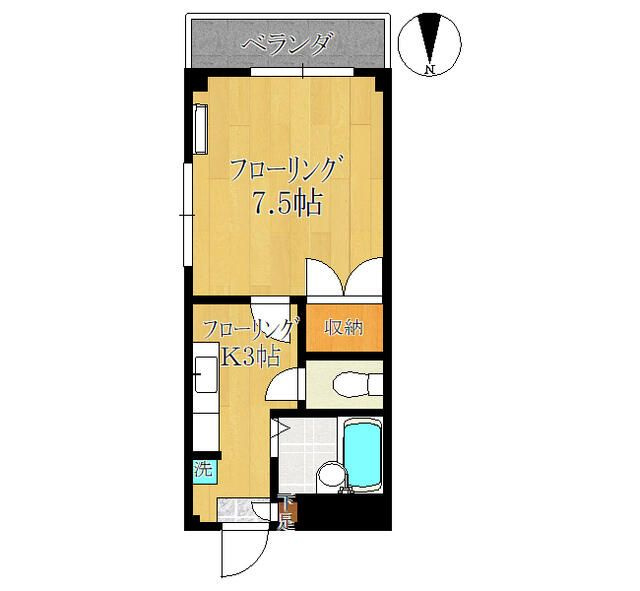 小宮ハイツの間取り