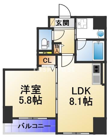 【間取り】 | プログレスコート梅田北