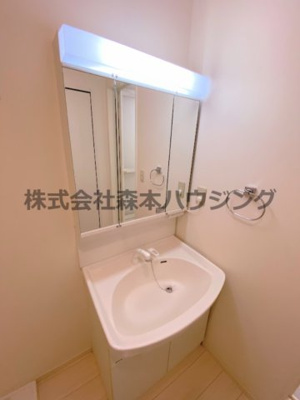 【独立洗面台】 | 　ヴェヌスタ郡津 | 独立洗面台あり、毎朝おしゃれに忙しい女性の方におすすめです
