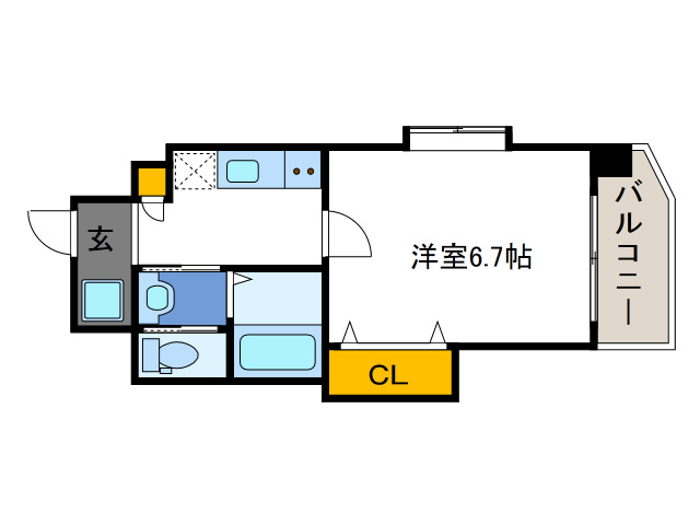 Luxeドーム前Ⅰの間取り