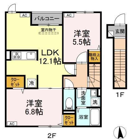 グラナーデ東大泉の間取り