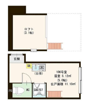 【間取り】 | ハーモニーテラス北新宿Ⅱ