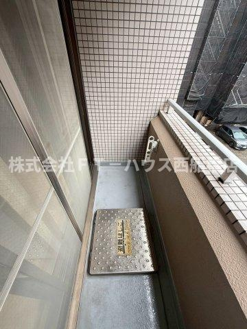 アルマース壱番館のバルコニー