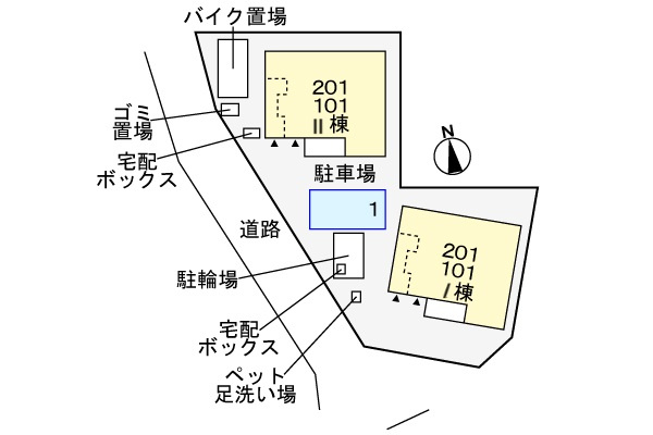 【区画図】 | ガーデンハウスＨⅠ