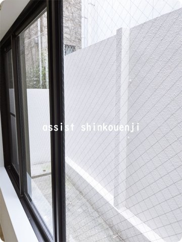 杉並区阿佐谷北６丁目の賃貸マンションのバルコニー
