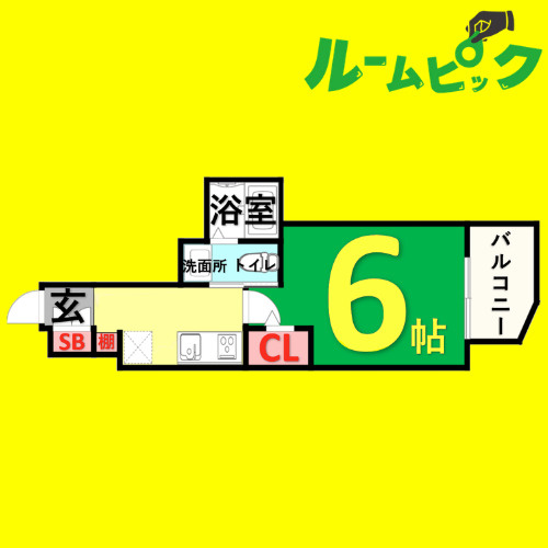 エステムコート名古屋千種グレイス　名古屋市賃貸　仲介手数料無料の間取り