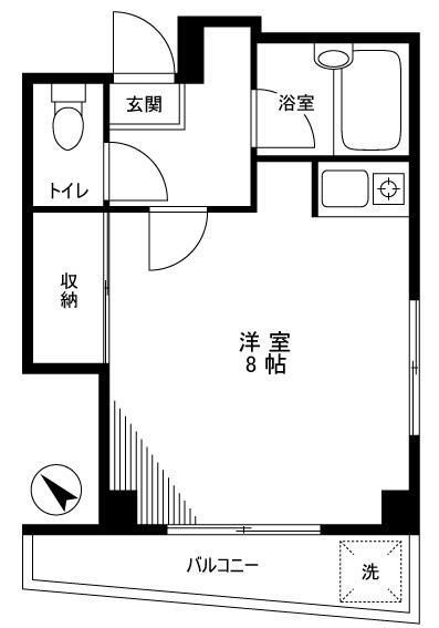 シャトレー千野の間取り