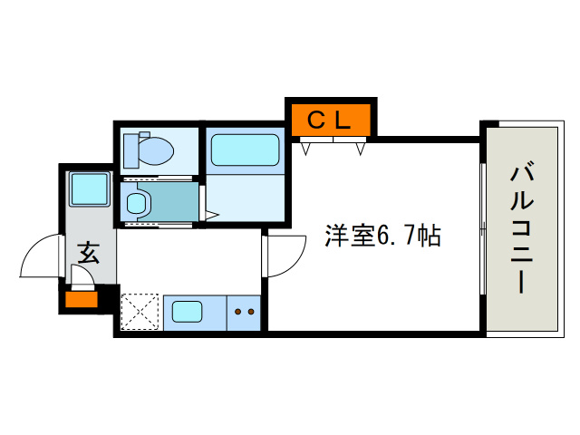 Luxeドーム前Ⅱの間取り