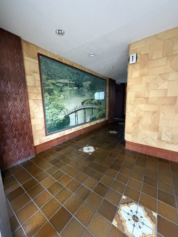 森岡ハイツのロビー