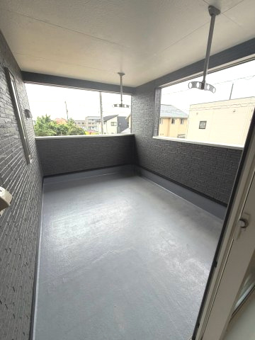 丸亀市津森町　新築戸建のバルコニー