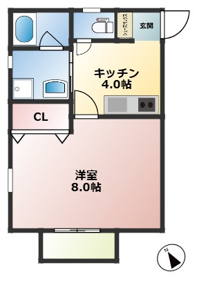 クレールGTの間取り