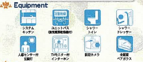 【仲介手数料０円】厚木市中荻野第3　新築一戸建て　全4棟の設備|厚木市中荻野第3　新築一戸建て　全4棟