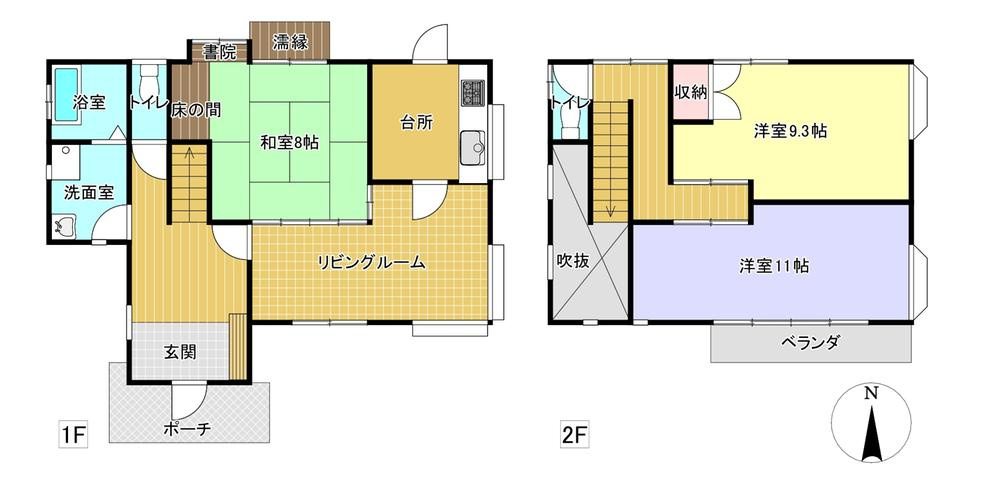 小山市羽川　中古戸建　の間取り
