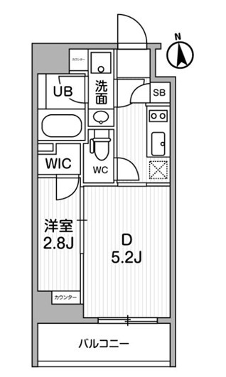 ALTERNA東池袋の間取り