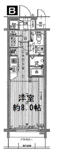 エスリード御堂筋梅田の間取り|エスリード御堂筋梅田　間取り