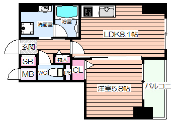 【間取り】 | プログレスコート梅田北