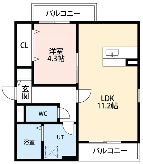 【間取り】 | Anecis久後崎